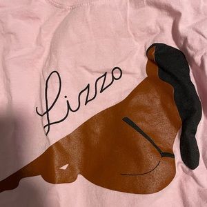 Lizzo L long sleeve pink shirt Merch